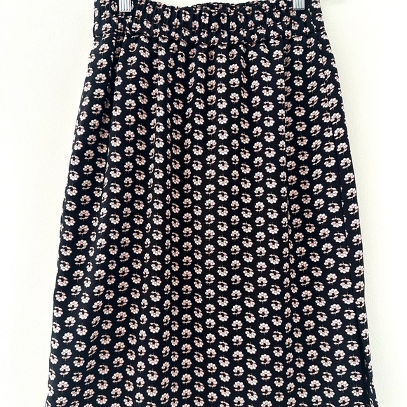 Jcrew Floral Elastic Waist Skirt with Pockets - Petite XS - Picture 2 of 10